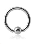 Surgical Steel Ball Captive Ring Silver