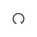 1.0mm x 8mm Black Open Nose Ring