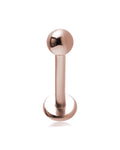 Surgical Steel Labret Bar Rose Gold
