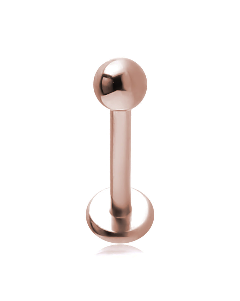 Surgical Steel Labret Bar Rose Gold