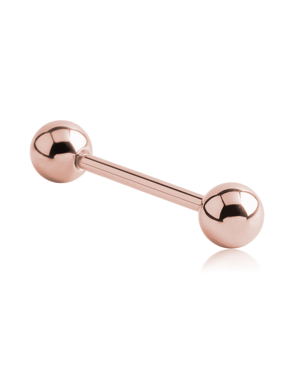 Surgical Steel Straight Barbell Rose Gold