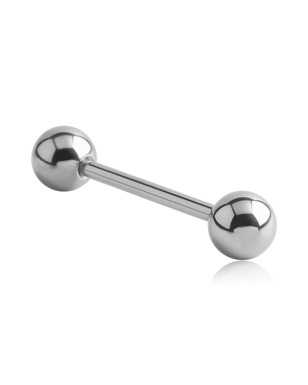 Surgical Steel Straight Barbell Silver