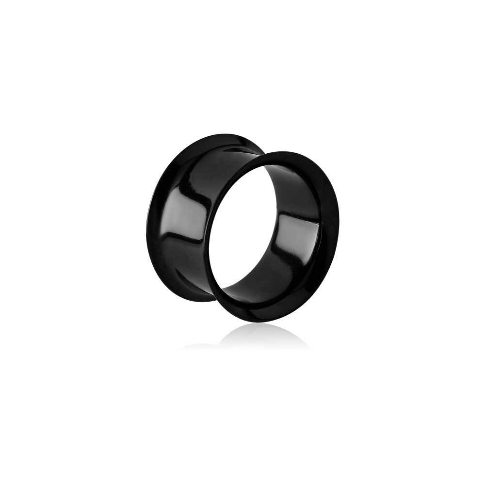 Black Steel Double Flared Tunnel