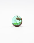 Mystic Mushroom Epoxy Wood Plug