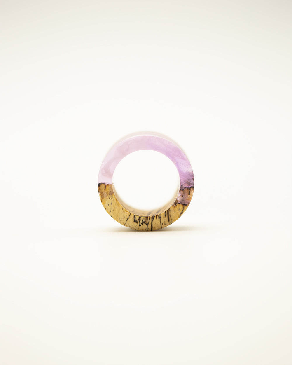 Purple Epoxy Wood Tunnel