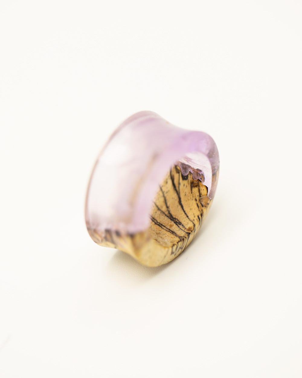 Purple Epoxy Wood Tunnel