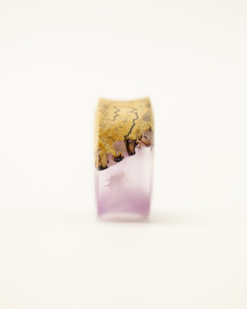 Purple Epoxy Wood Tunnel