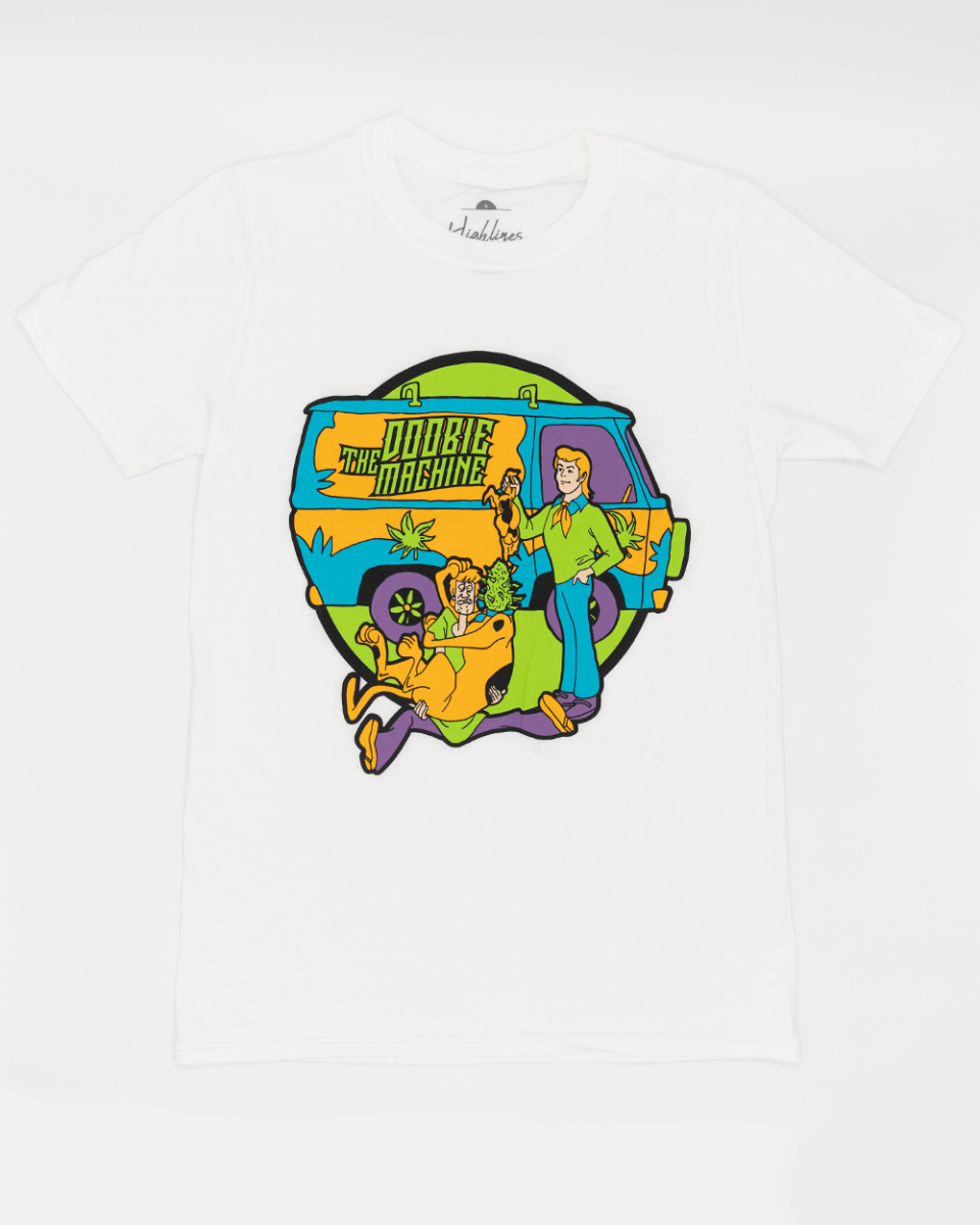 Doobie Machine White T-Shirt
