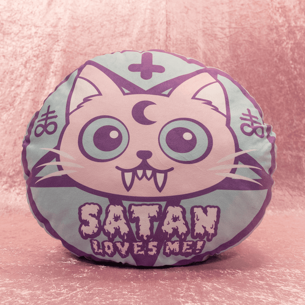 Satan Loves Me! Cushion