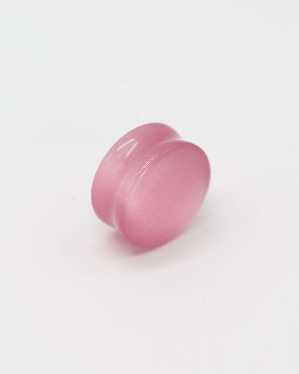 Double Flare Plug - Pink Cats Eye