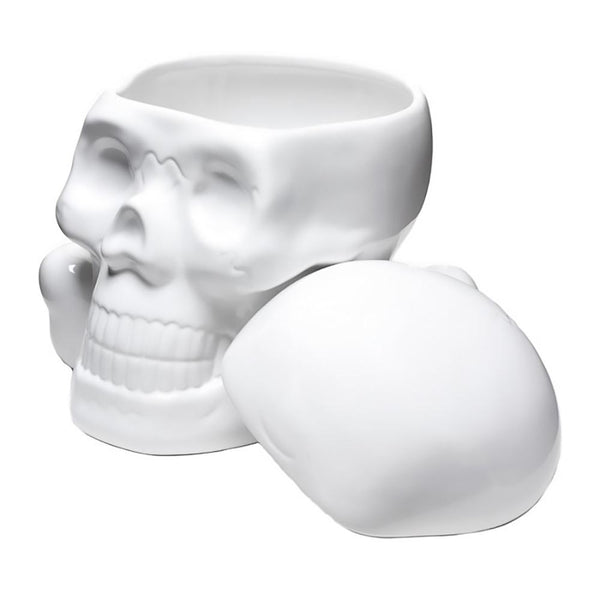 White Skull Cookie Jar